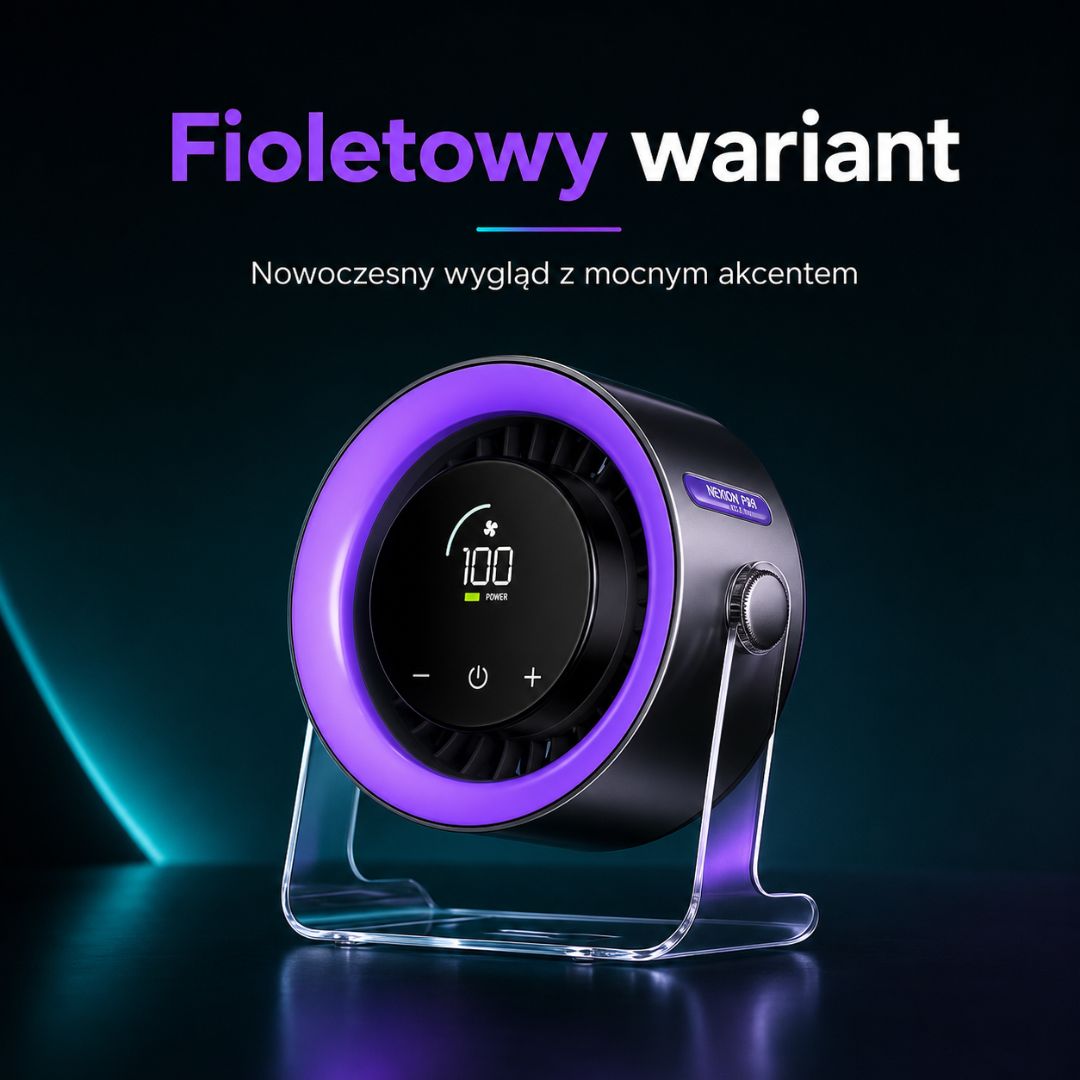NEXION PRO 2.1 - Inteligentny wentylator biurkowy i ścienny