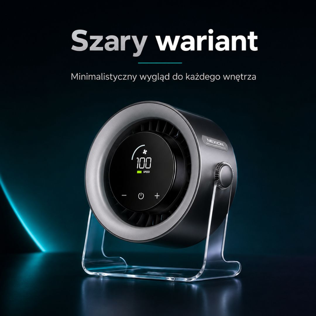 NEXION PRO 2.1 - Inteligentny wentylator biurkowy i ścienny